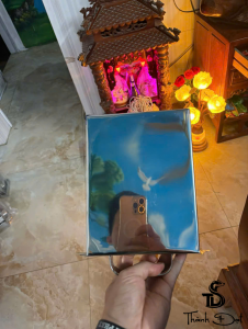 Máng ăn inox Cầy Hương