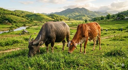 Kinh nghiệm vệ sinh và phòng bệnh trong chăn nuôi trâu , bò